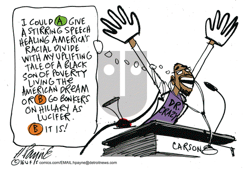 Henry Payne on Tuesday July 26, 2016 Comic Strip