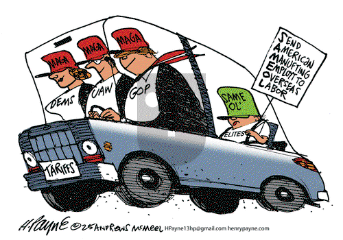 Henry Payne on Monday March 31, 2025 Comic Strip
