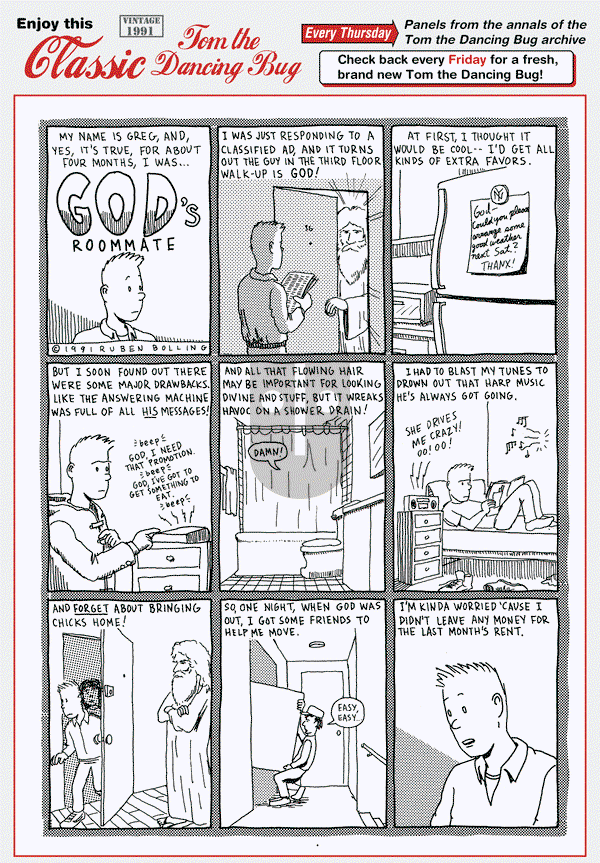 Tom the Dancing Bug on Thursday January 30, 2014 Comic Strip