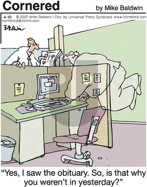 Cornered on Tuesday April 10, 2007 Comic Strip