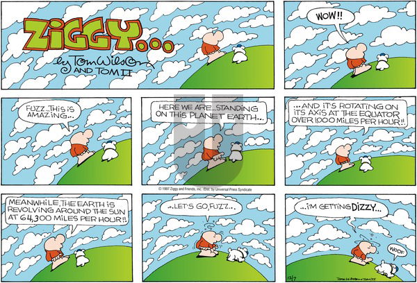 Ziggy on Sunday December 7, 1997 Comic Strip