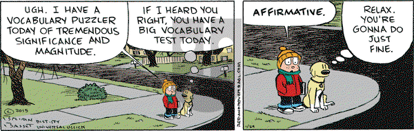 Red and Rover on Thursday January 29, 2015 Comic Strip