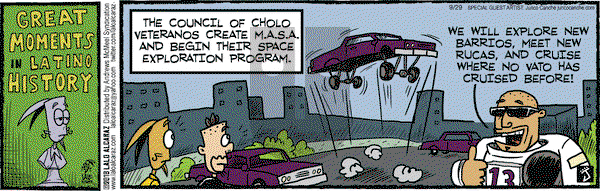 La Cucaracha on Saturday September 29, 2018 Comic Strip