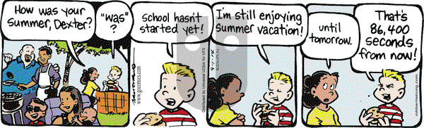 JumpStart on Monday September 1, 2014 Comic Strip