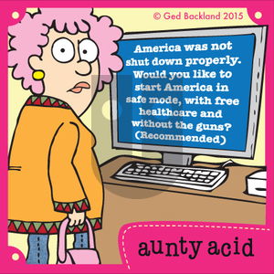 Aunty Acid on Sunday February 15, 2015 Comic Strip