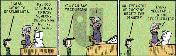 Grand Avenue on Thursday August 27, 2020 Comic Strip