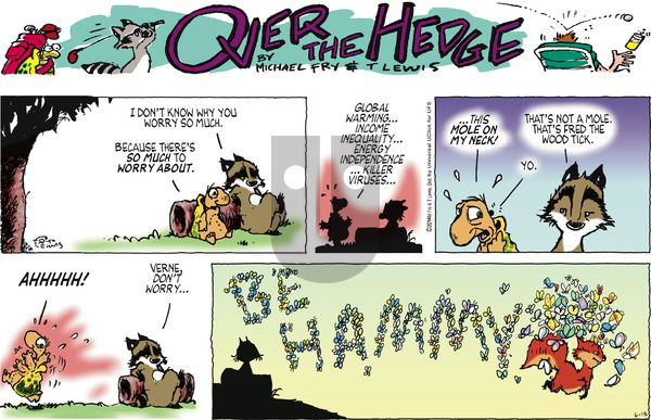 Over the Hedge on Sunday June 15, 2014 Comic Strip