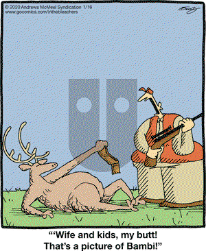 In the Bleachers on Thursday January 16, 2020 Comic Strip
