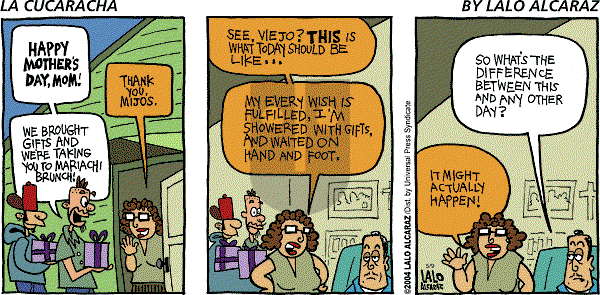 La Cucaracha on Sunday May 9, 2004 Comic Strip