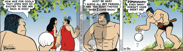 Alley Oop on Tuesday October 30, 2012 Comic Strip