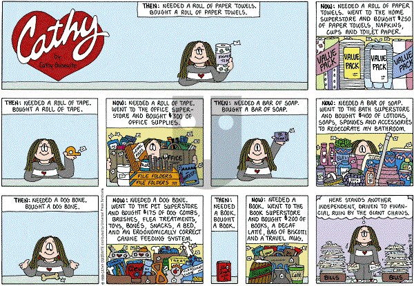 Cathy Classics - Sunday July 18, 2004 Comic Strip