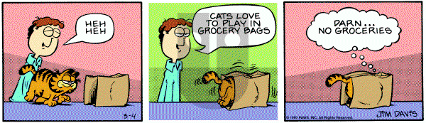 Garfield on Tuesday March 4, 1980 Comic Strip