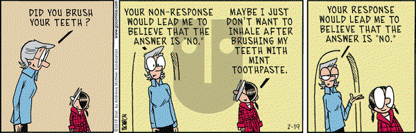 Grand Avenue on Tuesday February 19, 2019 Comic Strip