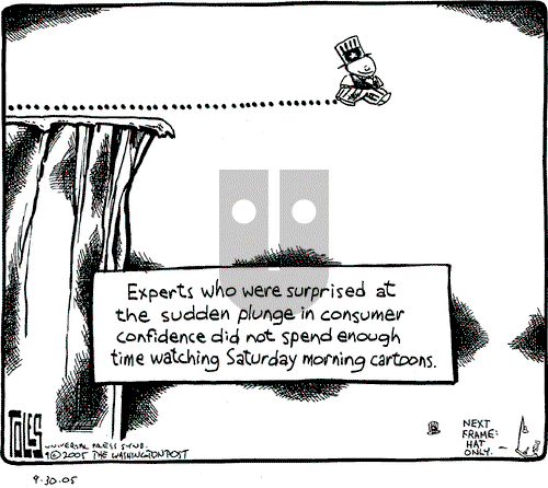 Tom Toles on Friday September 30, 2005 Comic Strip