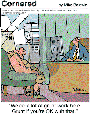Cornered on Monday March 21, 2011 Comic Strip