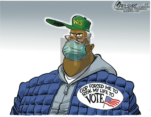 Stuart Carlson on Wednesday April 8, 2020 Comic Strip