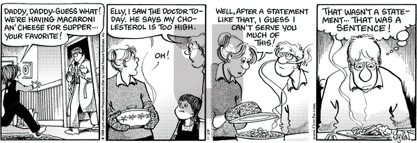 For Better or For Worse on Thursday November 25, 1999 Comic Strip
