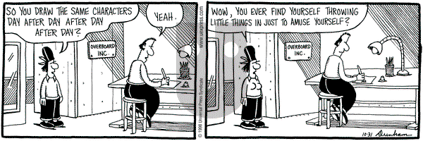 Overboard on Saturday October 31, 1998 Comic Strip