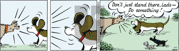 Fred Basset on Wednesday April 21, 2021 Comic Strip