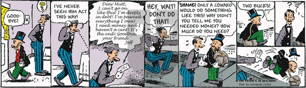 Mutt & Jeff - Friday February 22, 2013 Comic Strip