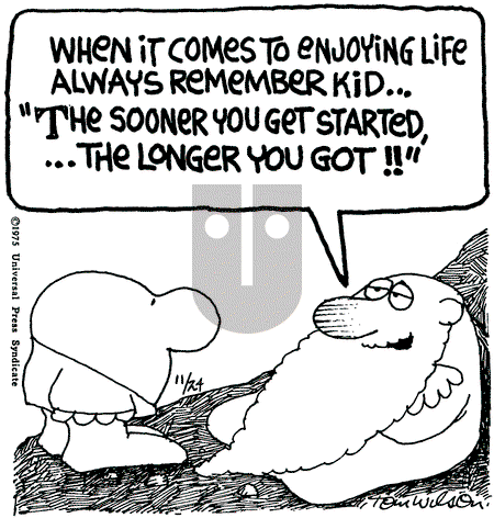 Ziggy - Monday November 24, 1975 Comic Strip