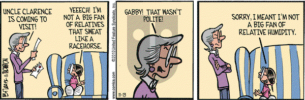 Grand Avenue on Saturday November 13, 2010 Comic Strip