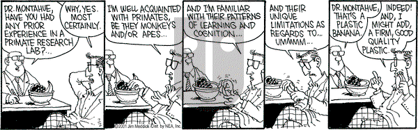 Monty on Monday July 2, 2001 Comic Strip