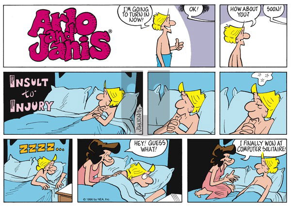 Arlo and Janis on Sunday September 15, 1996 Comic Strip