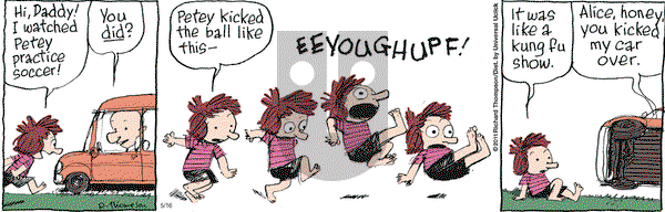 Cul de Sac on Monday May 16, 2016 Comic Strip