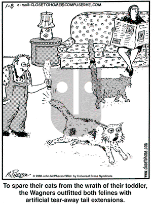 Close to Home on Saturday January 8, 2000 Comic Strip