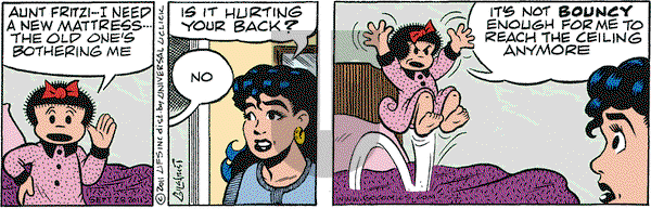 Nancy - Wednesday September 28, 2011 Comic Strip
