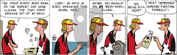 Lucky Cow on Friday April 22, 2005 Comic Strip