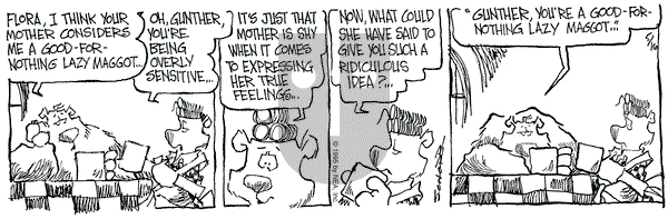 The Grizzwells on Tuesday May 16, 1995 Comic Strip