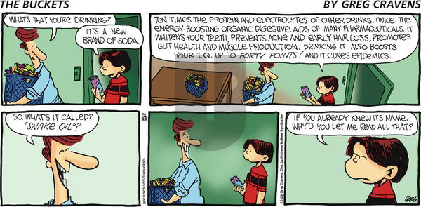 The Buckets on Sunday June 8, 2025 Comic Strip