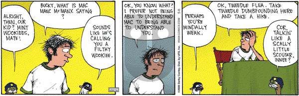 Get Fuzzy on Tuesday May 6, 2008 Comic Strip