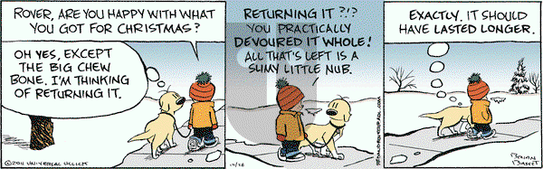 Red and Rover on Wednesday December 28, 2011 Comic Strip