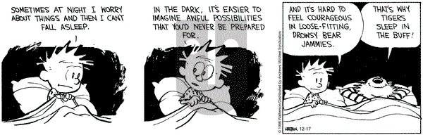 Calvin and Hobbes on Wednesday December 17, 2025 Comic Strip