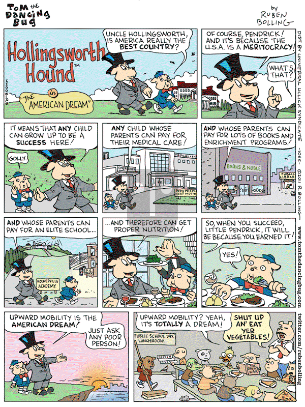 Tom the Dancing Bug on Friday December 2, 2011 Comic Strip