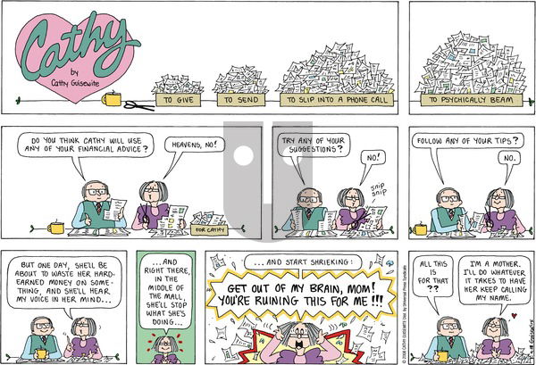 Cathy Classics on Sunday September 28, 2008 Comic Strip