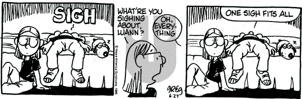 Luann on Friday June 27, 1986 Comic Strip