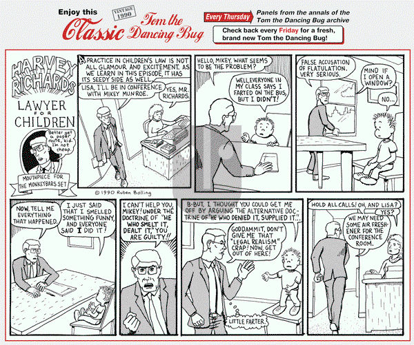 Tom the Dancing Bug on Thursday December 25, 2014 Comic Strip