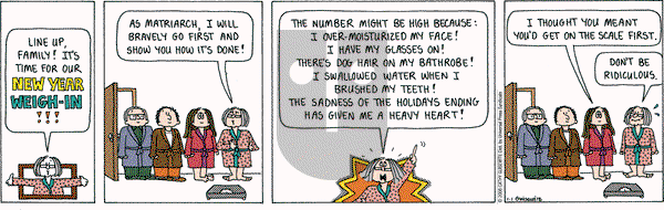 Cathy Classics on Tuesday January 1, 2008 Comic Strip