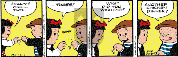 Nancy on Friday January 17, 2014 Comic Strip
