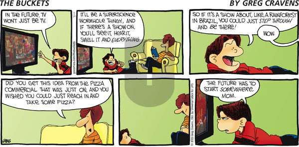 The Buckets on Sunday May 24, 2015 Comic Strip