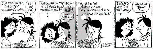 Baby Blues on Thursday February 13, 1997 Comic Strip