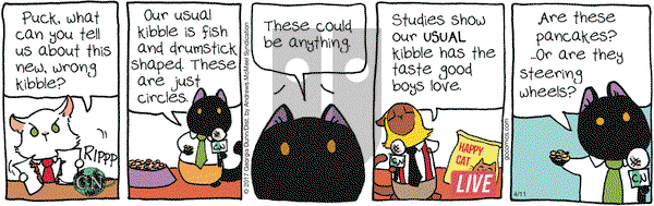 Breaking Cat News on Tuesday April 11, 2017 Comic Strip
