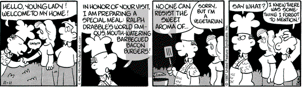 Drabble on Tuesday November 11, 1997 Comic Strip