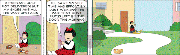 Nancy on Wednesday September 23, 2020 Comic Strip