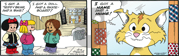 Nancy on Monday December 26, 2016 Comic Strip