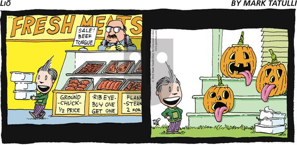 Lio on Sunday October 16, 2016 Comic Strip